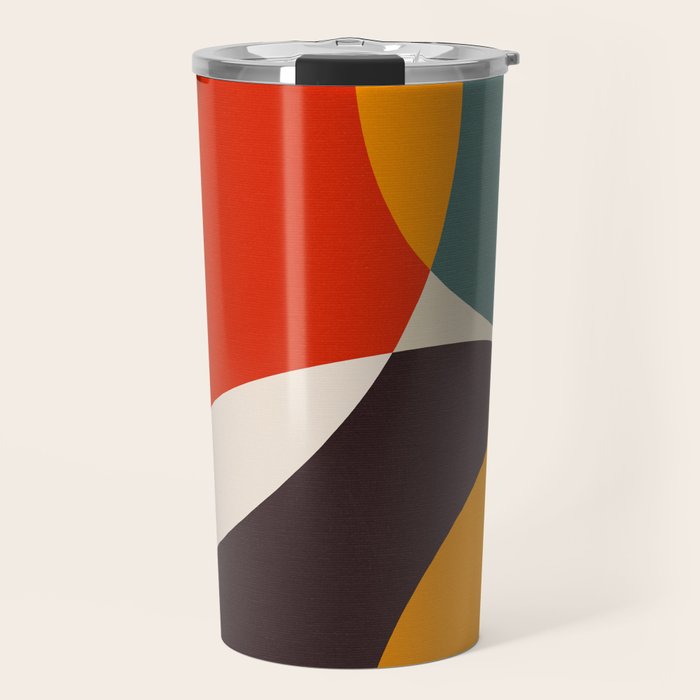 mid century bauhaus modern 2021 Travel Mug Gallery Image 1