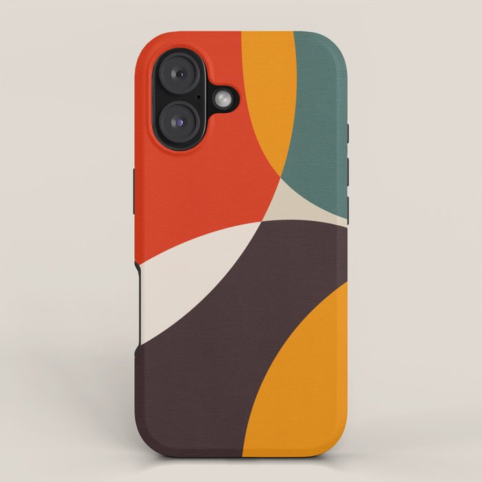 mid century bauhaus modern 2021 iPhone Case Gallery Image 1