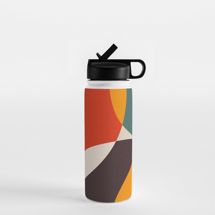 mid century bauhaus modern 2021 Water Bottle Gallery Image 1