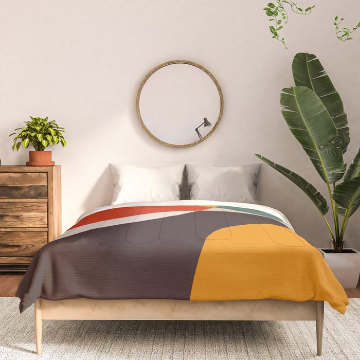 mid century bauhaus modern 2021 Comforter Gallery Image 3