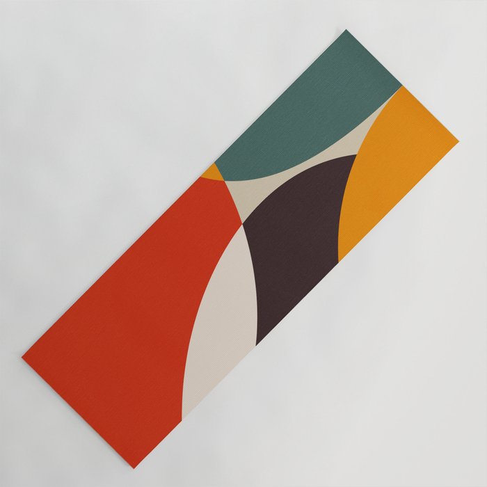 mid century bauhaus modern 2021 Yoga Mat Gallery Image 1