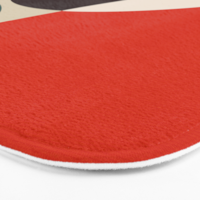 mid century bauhaus modern 2021 Bath Mat Gallery Image 3