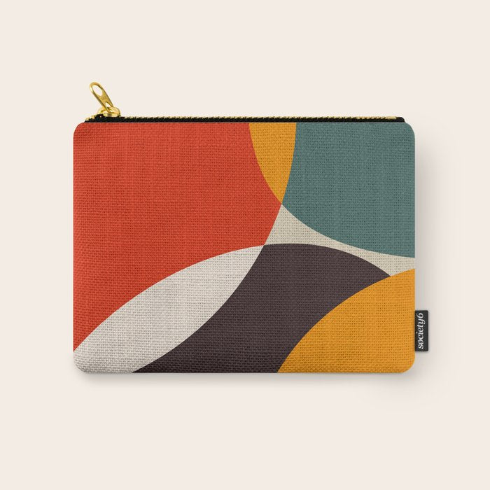 mid century bauhaus modern 2021 Carry All Pouch Gallery Image 1
