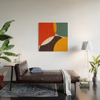 mid century bauhaus modern 2021 Wood Wall Art Gallery Image 2