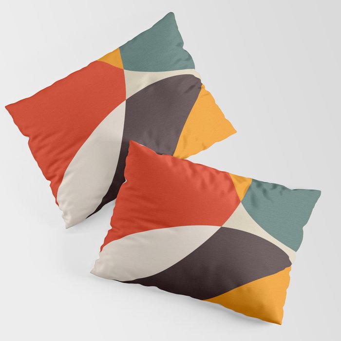mid century bauhaus modern 2021 Pillow Sham Gallery Image 1