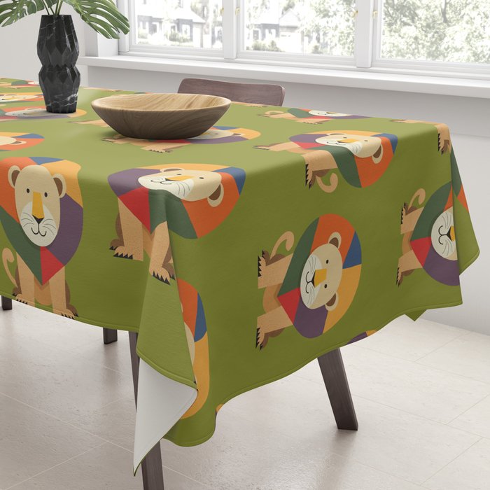 Lion Tablecloth Gallery Image 3