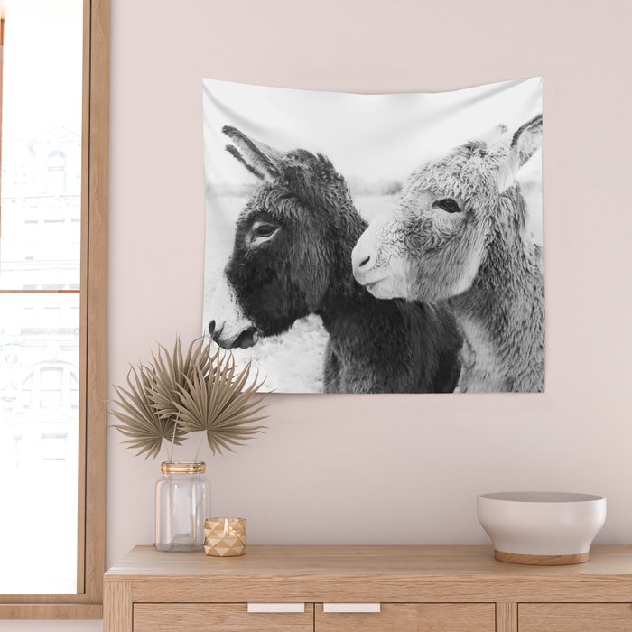 Donkey Love Wall Tapestry Gallery Image 2