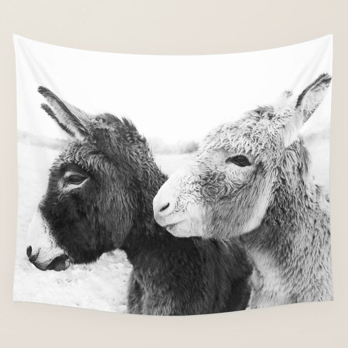 Donkey Love Wall Tapestry Gallery Image 4