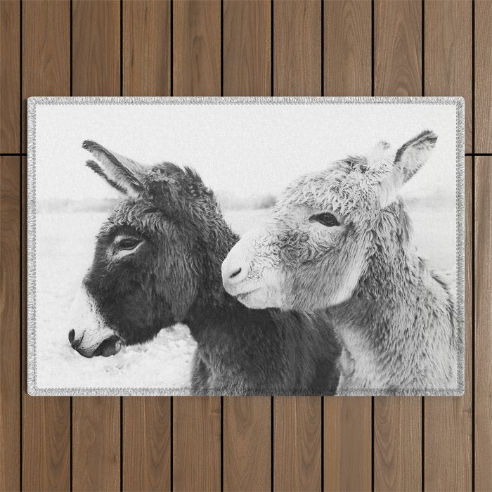 Donkey Love Outdoor Rug Gallery Image 1