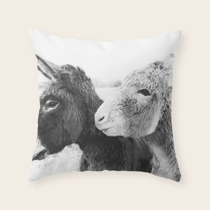 Donkey Love Throw Pillow Gallery Image 6