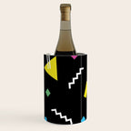 Memphis pattern 62 - 80s / 90s Retro Wine Chiller Gallery Image 1