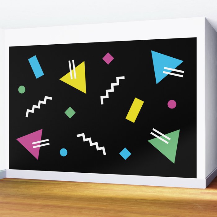 Memphis pattern 62 - 80s / 90s Retro Wall Mural Gallery Image 2