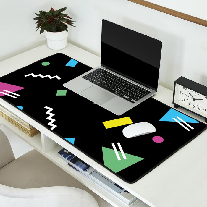 Memphis pattern 62 - 80s / 90s Retro Desk Mat Gallery Image 2