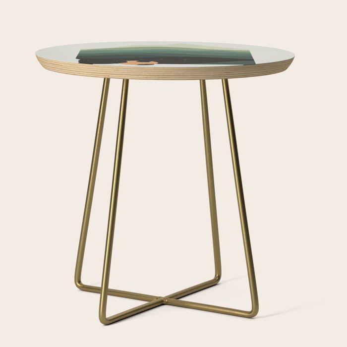 Cat Landscape 8B: Where does the Sun go? Side Table Gallery Image 1