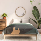 Cat Landscape 8B: Where does the Sun go? Comforter Gallery Image 3