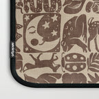 Nature Blocks - walnut brown Laptop Sleeve Gallery Image 3