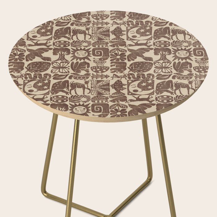 Nature Blocks - walnut brown Side Table Gallery Image 2