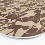 Nature Blocks - walnut brown Bath Mat Gallery Image 3