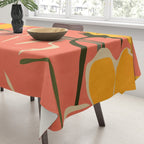 Modern Abstract Art Flowers 4 Tablecloth Gallery Image 3