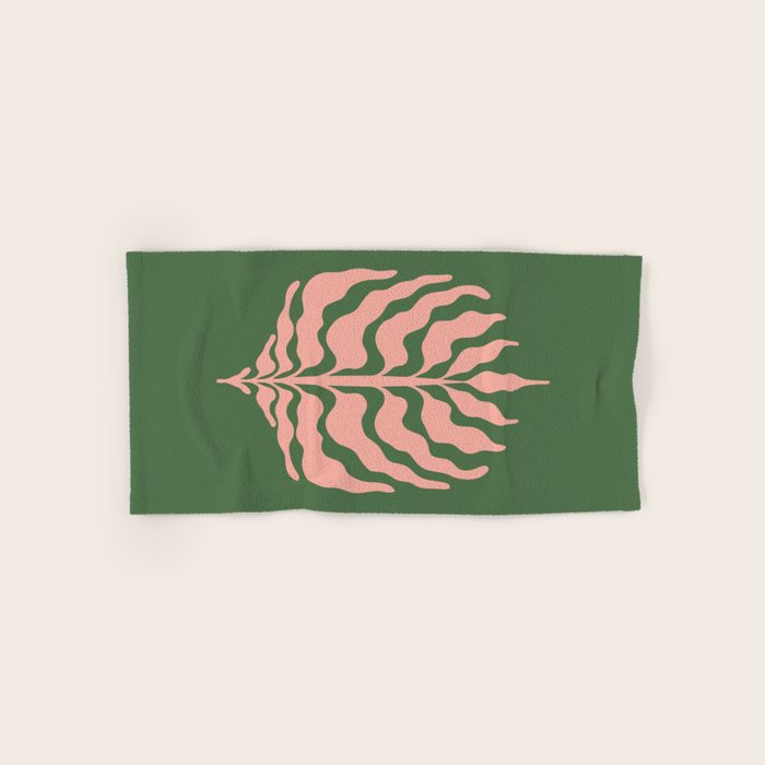 Cosmos: Matisse Leaf | Color Series I Bath Towel Gallery Image 1