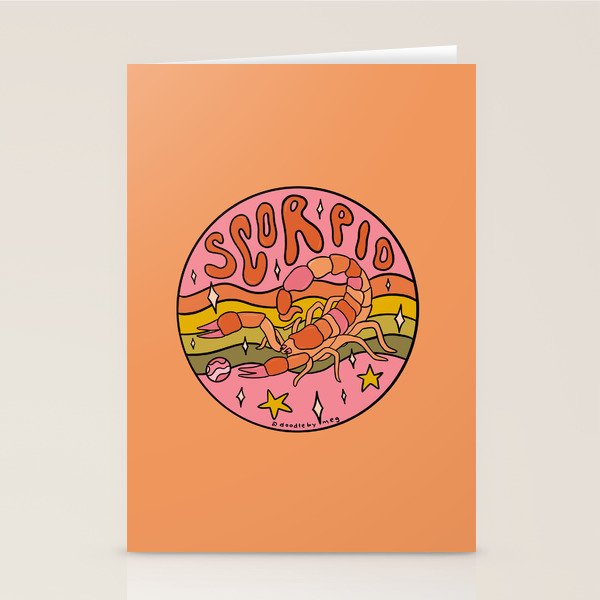2020 Scorpio Stationery Card Gallery Image 1