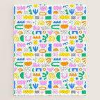 Colorful abstract organic shape art pattern Jigsaw Puzzle Gallery Image 1