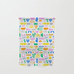 Colorful abstract organic shape art pattern Wall Hanging Gallery Image 1