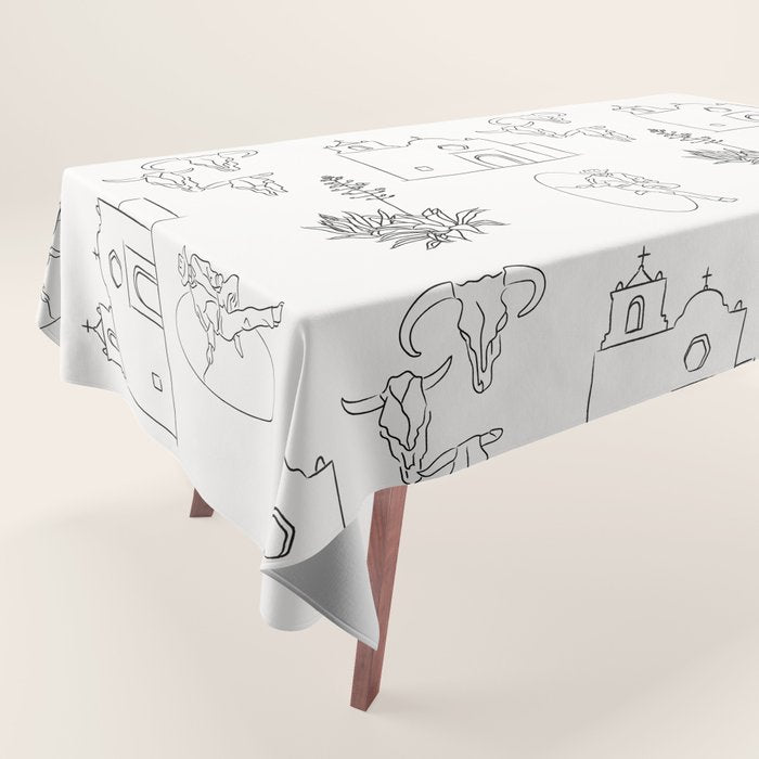 Dwellings of Goliad Tablecloth Gallery Image 1