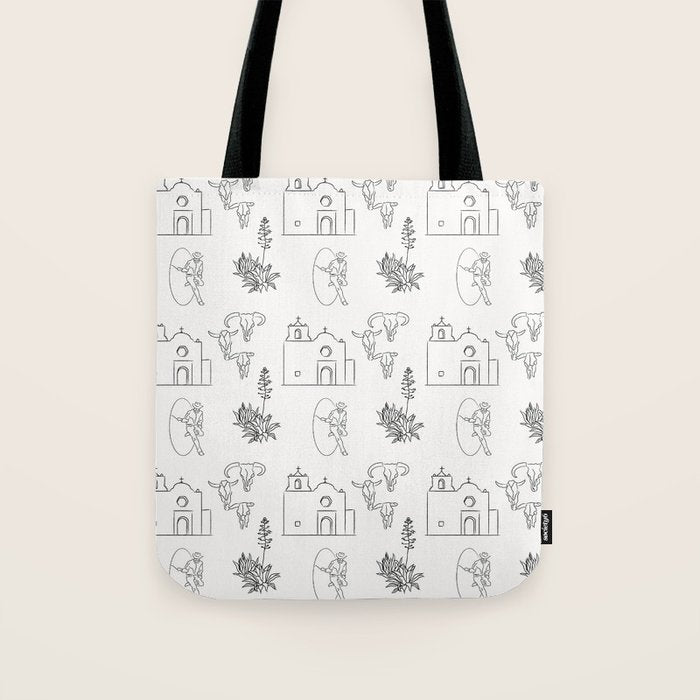 Dwellings of Goliad Tote Bag Gallery Image 1