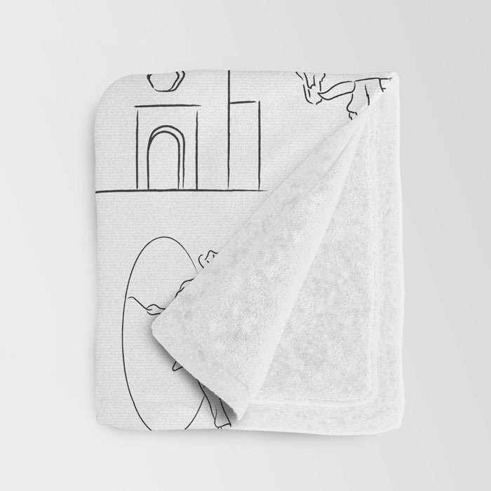 Dwellings of Goliad Throw Blanket Gallery Image 3