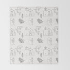 Dwellings of Goliad Throw Blanket Gallery Image 2
