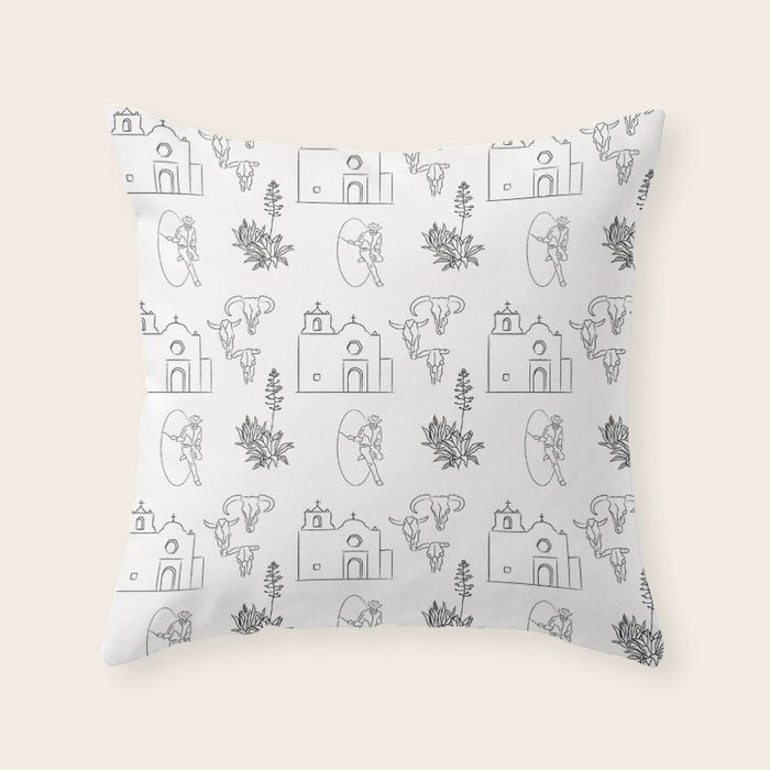 Dwellings of Goliad Throw Pillow Gallery Image 6