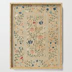 Uzbekistan Suzani Nim Print Serving Tray Gallery Image 1
