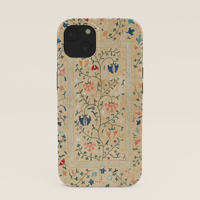 Uzbekistan Suzani Nim Print iPhone Case Gallery Image 37