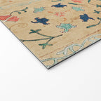 Uzbekistan Suzani Nim Print Welcome Mat Gallery Image 2