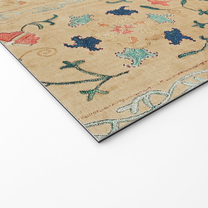 Uzbekistan Suzani Nim Print Welcome Mat Gallery Image 2