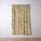Uzbekistan Suzani Nim Print Window Curtain Gallery Image 3