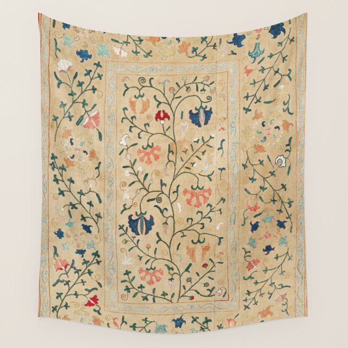 Uzbekistan Suzani Nim Print Wall Tapestry Gallery Image 1