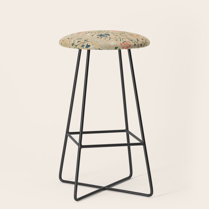 Uzbekistan Suzani Nim Print Stool Gallery Image 1