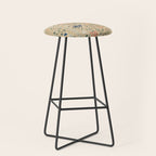 Uzbekistan Suzani Nim Print Stool Gallery Image 1