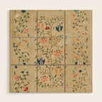 Uzbekistan Suzani Nim Print Wood Wall Art Gallery Image 1