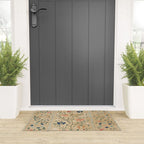 Uzbekistan Suzani Nim Print Welcome Mat Gallery Image 3