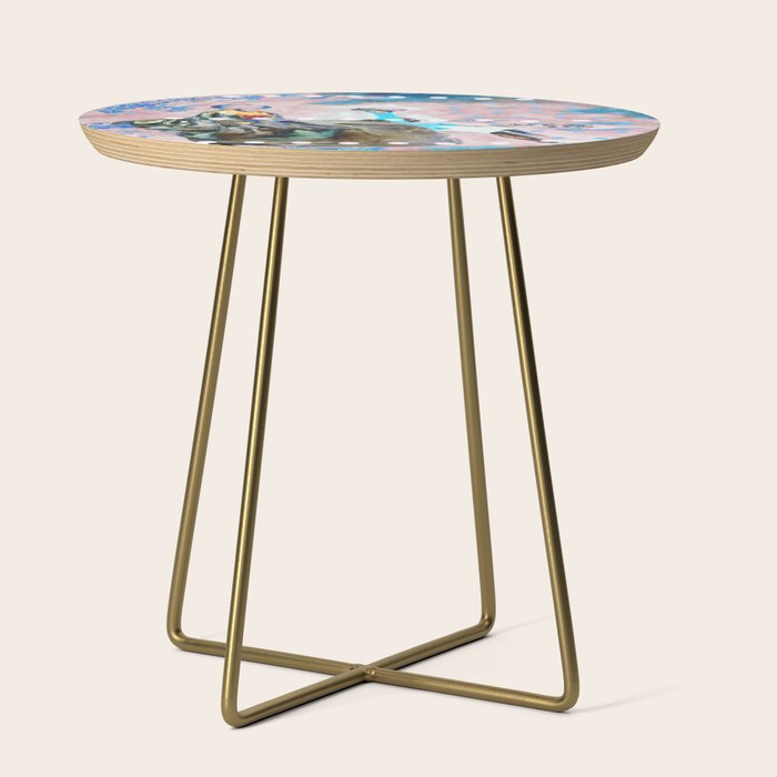 The Lovers In Pink Side Table Gallery Image 1