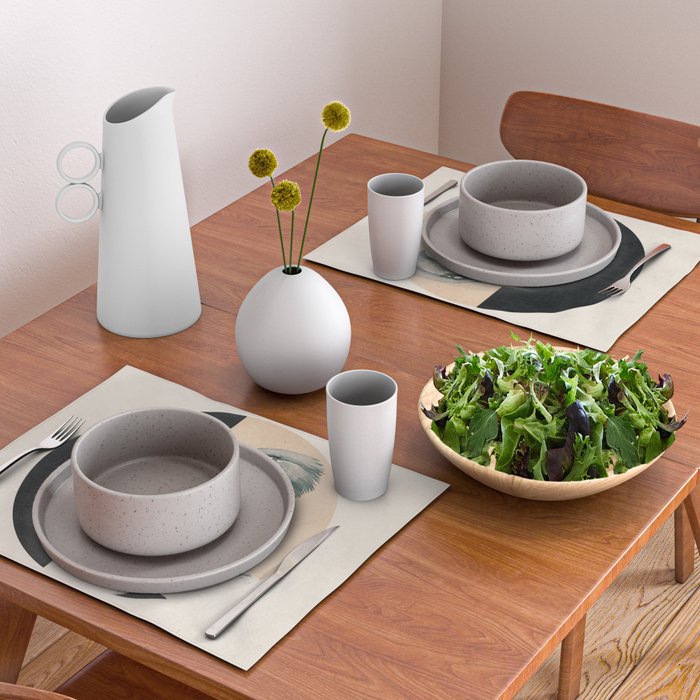 collage art / bird Placemat Gallery Image 2