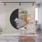 collage art / bird Wall Mural Gallery Image 1
