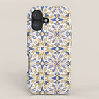 Modern circular nature tile B iPhone Case Gallery Image 1