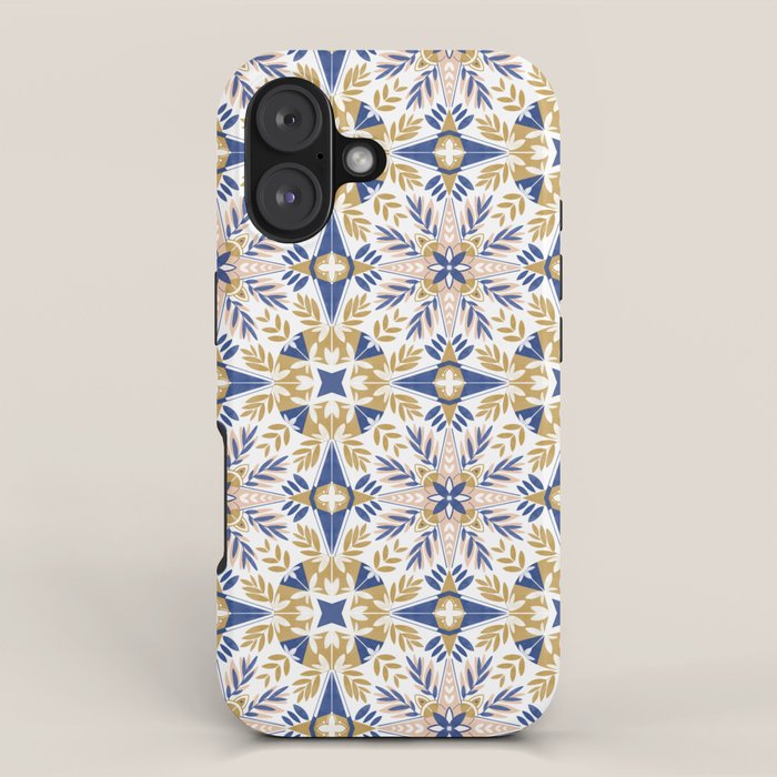 Modern circular nature tile B iPhone Case Gallery Image 1