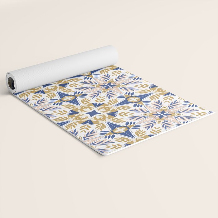 Modern circular nature tile B Yoga Mat Gallery Image 2