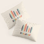 Sun & Surf Surfboards - Retro Rainbow Pillow Sham Gallery Image 3