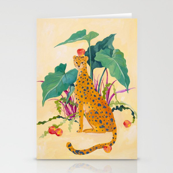 Cheetah and Apples Stationery Card Gallery Image 2